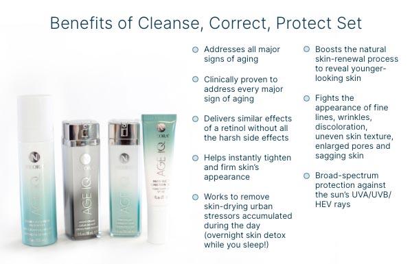 Cleanse, Correct, & Protect Set