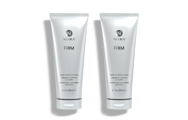 Two tubes of Neora’s Firm Body Contour Cream.