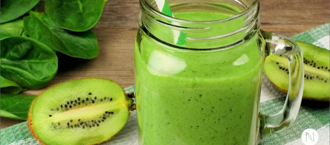 Kickin’ Cucumber Kiwi Smoothie