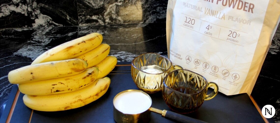 Banana Brownie Protein Shake